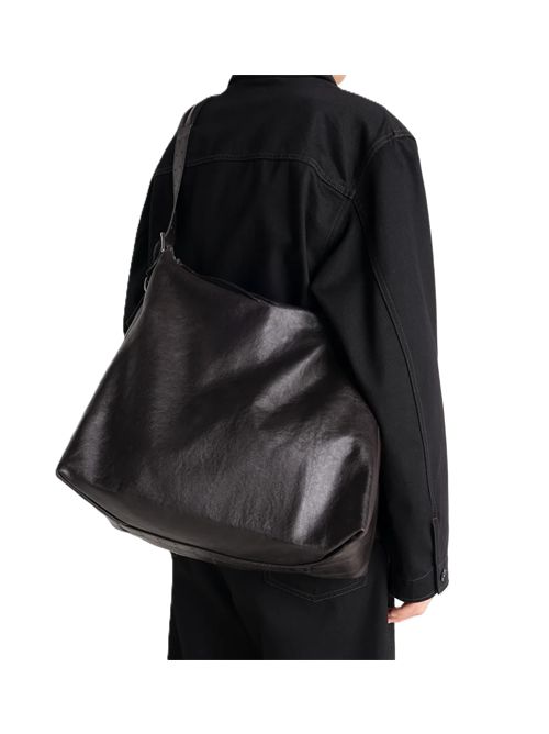 Lemaire belted hobo bag Lemaire | BG0189 LL0108BR490 DARK CHOCOLATE